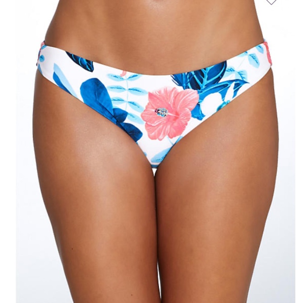 Seafolly Tropical Vacay White Floral Bikini Swim 6